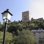 La Alhambra desde el Paseo de los Tristes